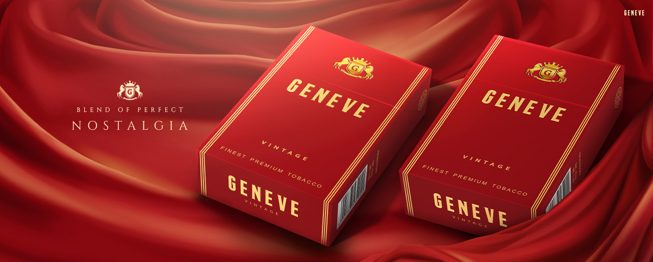 GENEVE-KING-SIZE-VINTAGE-RED-BANNER
